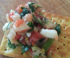 Bruschetta - Tomato, Zucchini, Capsicum