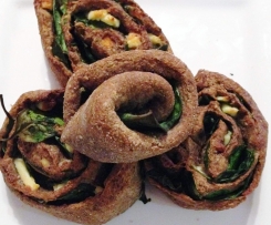 Feta and Spinach Scrolls