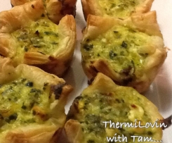 Lunchbox Spinach and Feta Tarts