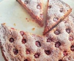 Almond, Coconut and Raspberry Cake