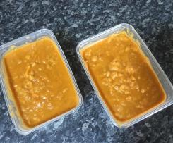 Nutty chickpea and sweet potato curry - kid friendly