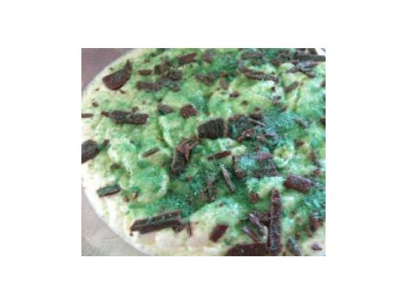 Peppermint White choc mousse