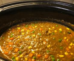 Slow Cooked Curried Mince