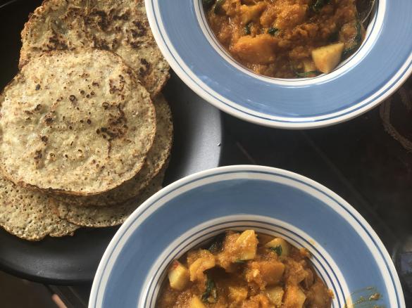 Gluten & dairy free Roti Bread