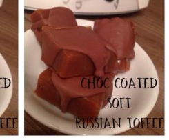 Thermonat's choc coated soft Russian toffee