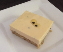 Ginger & Passionfruit Cheesecake Slice