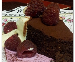 Out from the Dark-Chocolate Mushroom Cake