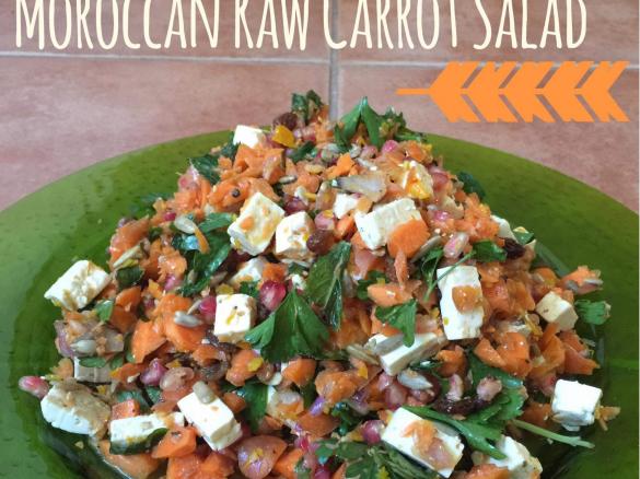 Moroccan Raw Carrot Salad 