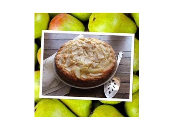 Italian Pear Cake ( Torta Di pere)