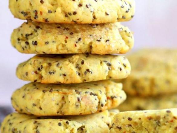 Lemon & Chia Protein Cookies
