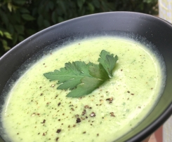Zucchini & parmesan soup