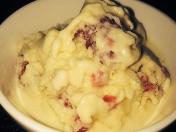 Raspberry & White Chocolate Ice Cream