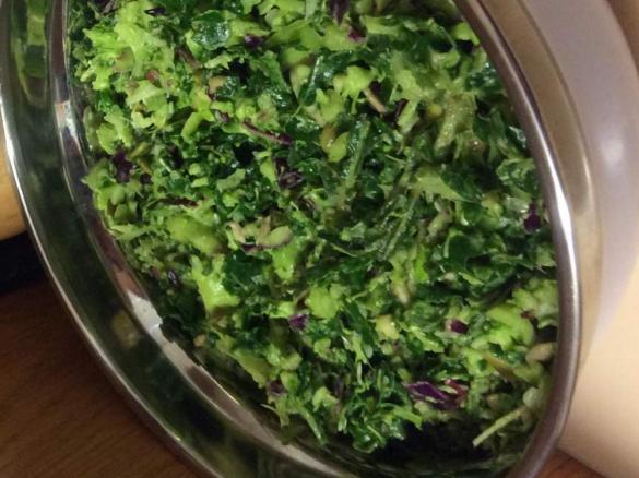 Broccoli & kale salad