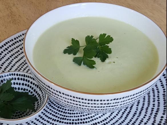 Cream of Celery Soup for Two with protein option