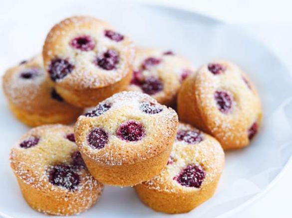 Raspberry and White Chocolate Friands