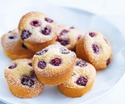 Raspberry and White Chocolate Friands