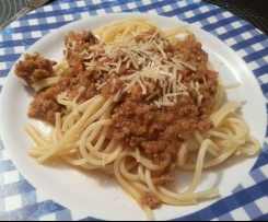 HIDDEN VEGETABLE Spaghetti bolognese mince