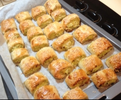 Healthy Chicken and Vegetable Sausage Rolls