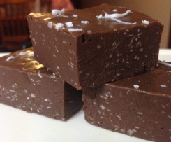 Choc Mint & Coconut Fudge