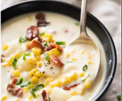 Corn, Bacon and Potato Chowder