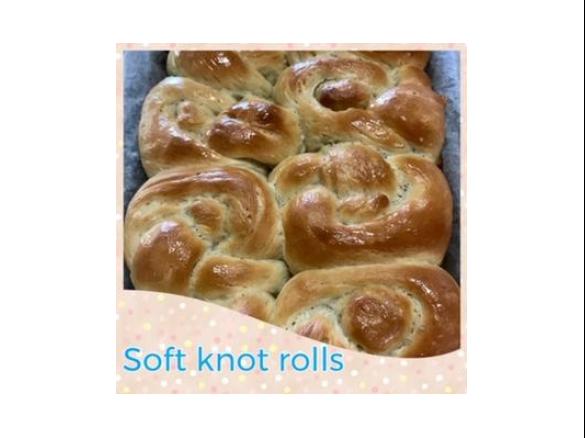 Soft knot rolls