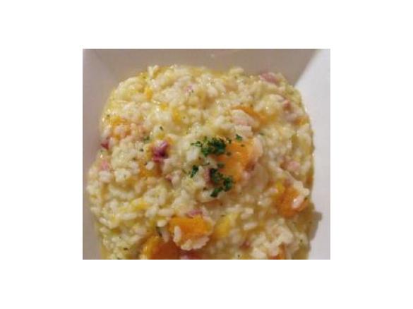 Coriander,pumpkin & ginger risotto