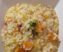 Coriander,pumpkin & ginger risotto