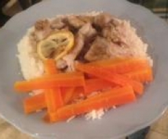 Lemon and GInger Steamed Chicken