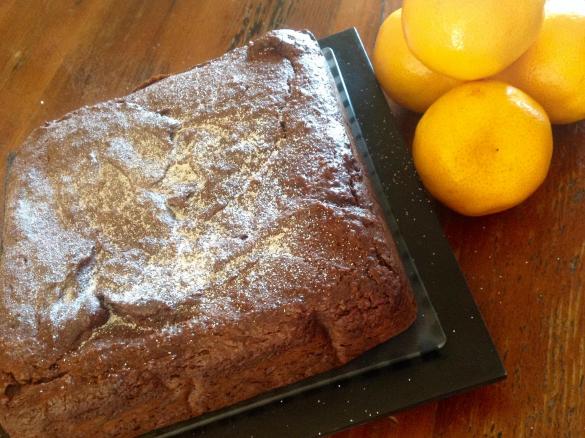 Chocolate mandarin cake