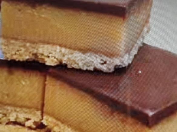 Chocolate Caramel Slice, gluten free