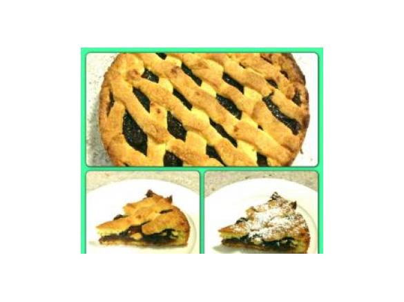 rhubarb ginger fruit mince tart