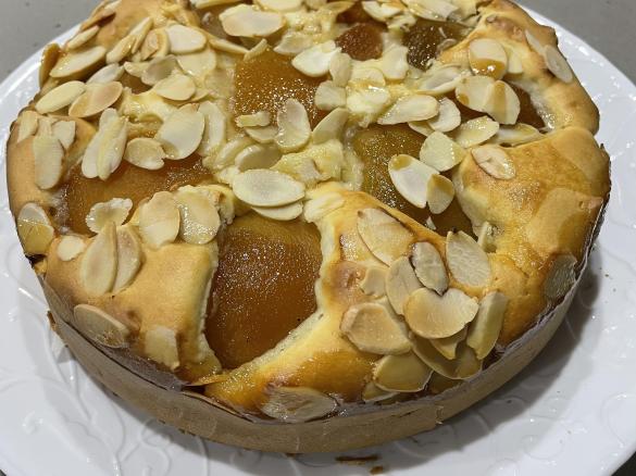 Peach and Almond Dessert Cake