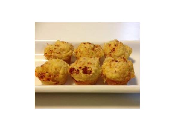 Cheese, corn and bacon muffins