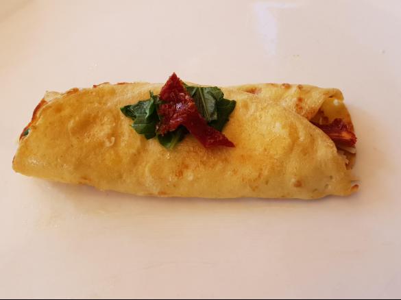 Savoury Oat Flour Pancakes