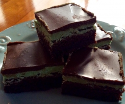 Mint Brownie With Chocolate Ganache