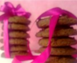 Fudge Cookies with Ground Cacao Beans