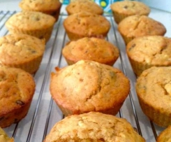 Super Easy Apple and Sultana Muffins - free from refined sugar