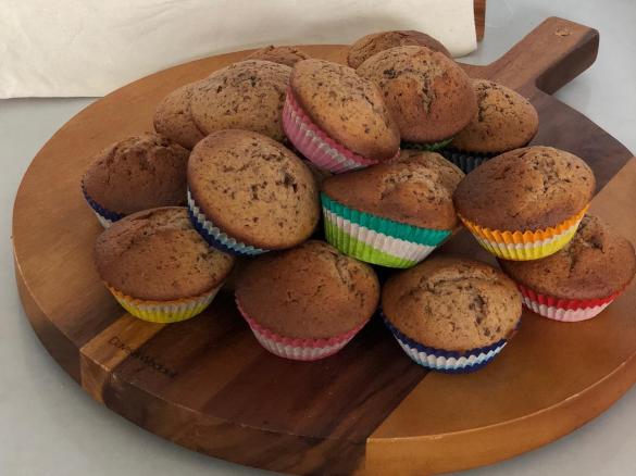 Mexican Chocolate and Banana Cupcakes