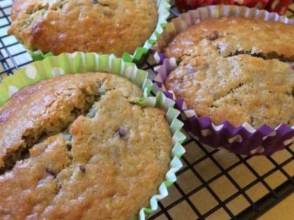 Yummy Blueberry Oaty Muffins
