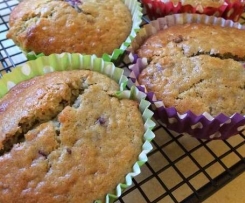 Yummy Blueberry Oaty Muffins