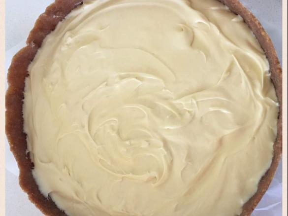 No Bake Lemon Curd Cheesecake