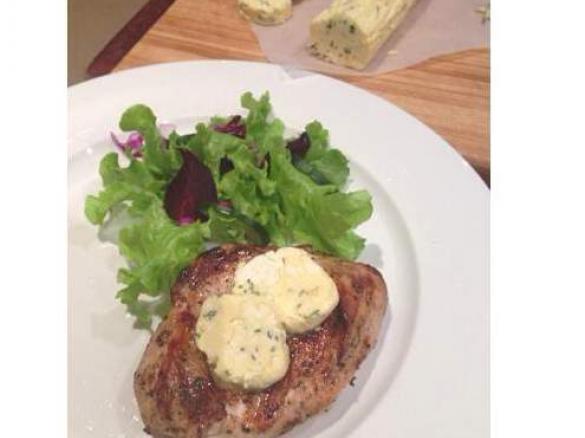 Rosemary feta flavoured butter