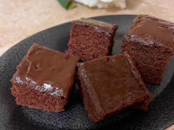 Fudge brownie chocolate cake