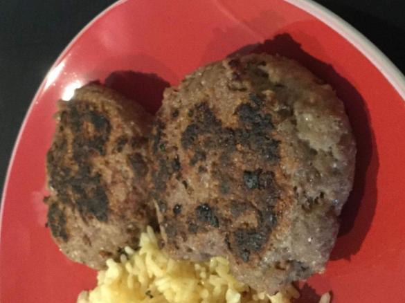 Beef, Mushroom and Bacon Rissoles