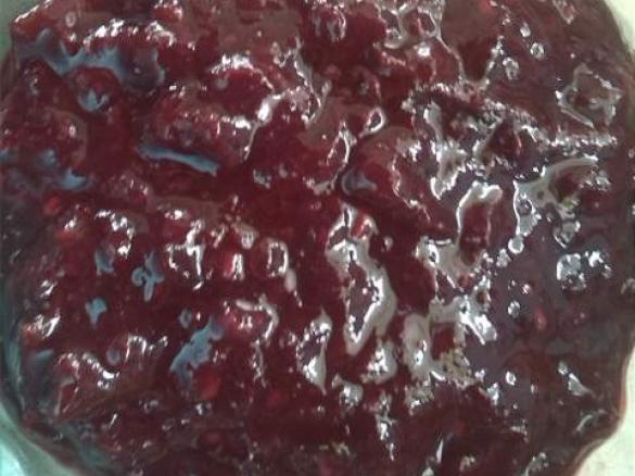 Plum mix berries chia jam