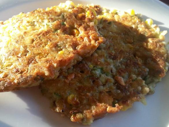 Crunchy Coriander and Peanut Fritters (GF/DF)