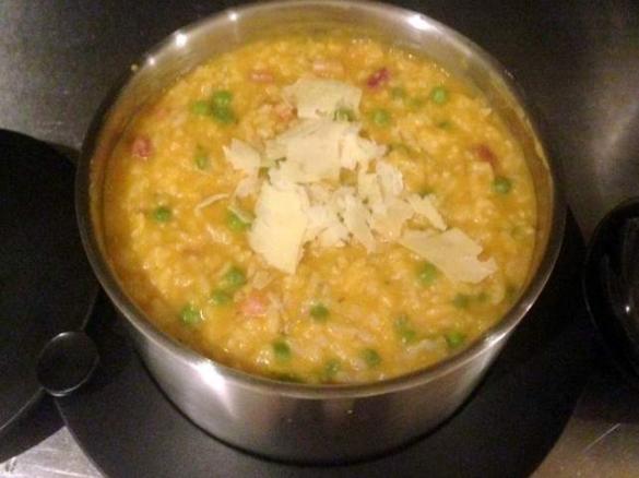 Pumpkin, Pancetta & Pea Risotto (or 3P Risotto!)