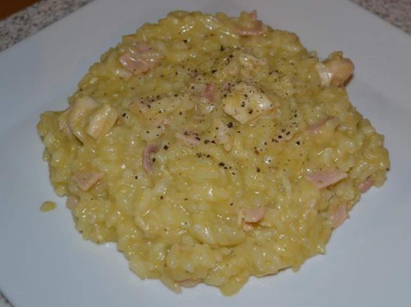 Chicken, Bacon and Mushroom Risotto