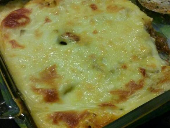 Beef and Spinach Cannelloni