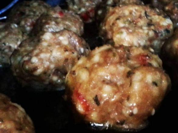 Middle Eastern Eggless Gluten Free Meatballs